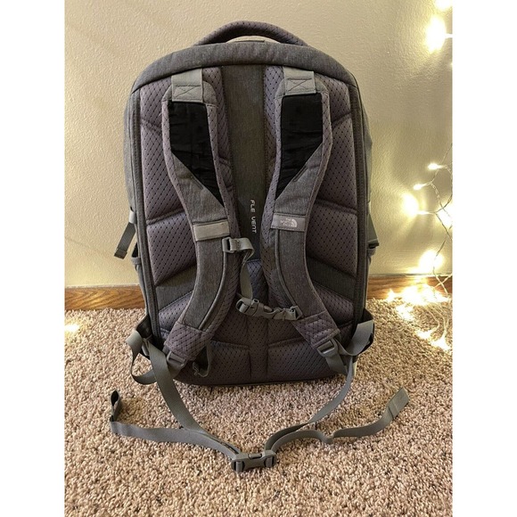 SOLD***The North Face Women's Borealis School Lapt Bkpk, Ash Gray/ Aqua Tint - Picture 5 of 11